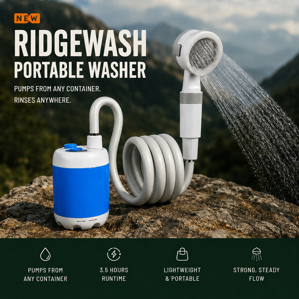 RidgeWash Portable Washer